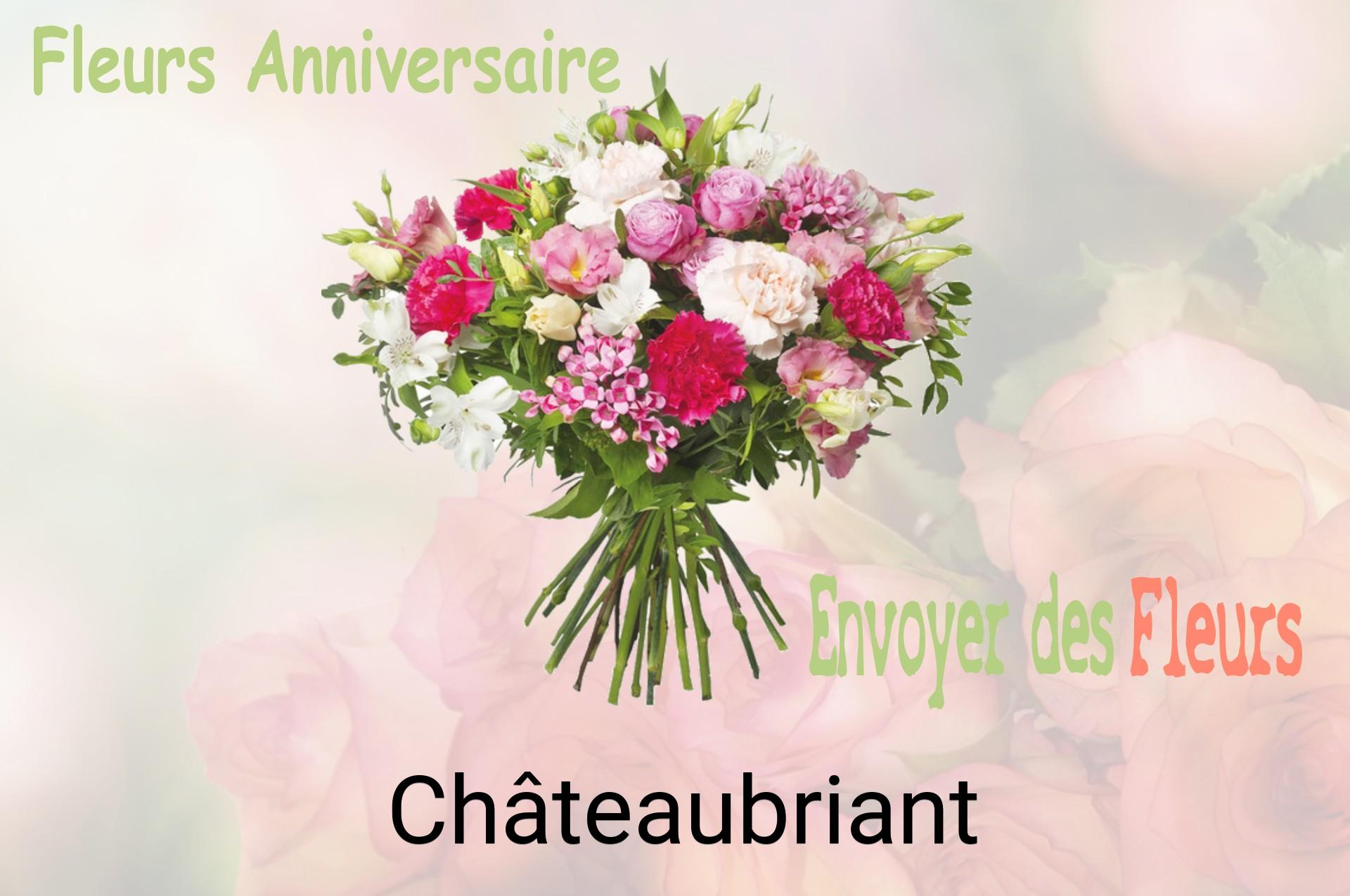 Bouquet de fleurs d’anniversaire livré à Châteaubriant