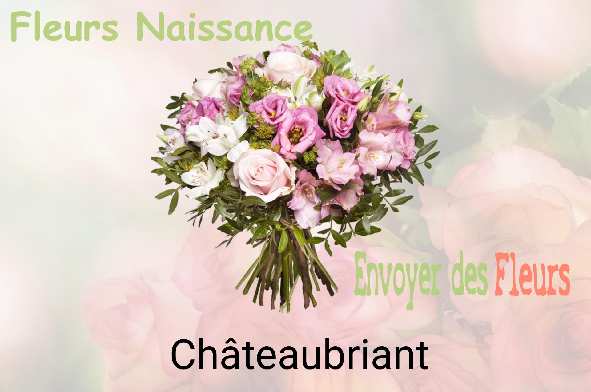 Bouquet de fleurs de naissance livré à Châteaubriant